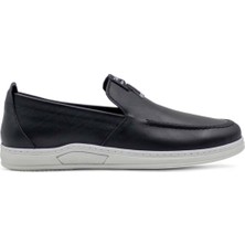 Voyager 5606 Erkek Deri Casual Ayakkabı Siyah