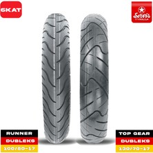 Servis Tyres Bajaj Pulsar NS200 Sport Takım Lastik 100/80-17 - 130/70-17