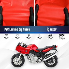 Bmw F 800 S Motosiklet Brandası Su Geçirmez Branda Kırmızı Branda Motor Branda Xxl