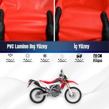Honda Crf 250 R Motosiklet Brandası Su Geçirmez Branda Kırmızı Branda Motor Branda Xl