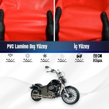Regal Raptor Spyder 250 Motosiklet Brandası Su Geçirmez Branda Kırmızı Branda Motor Branda Xxl
