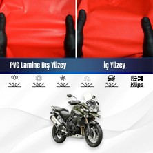 Trıumph Tıger Explorer Xca Motosiklet Brandası Su Geçirmez Branda Kırmızı Branda Motor Branda Xxl