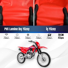 Honda Crf 250 L Motosiklet Brandası Su Geçirmez Branda Kırmızı Branda Motor Branda Xl