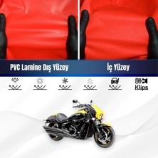 Suzukı Vzr 1800 Intruder Motosiklet Brandası Su Geçirmez Branda Kırmızı Branda Motor Branda