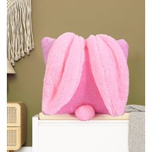 Pabtex Peluşçu Dayı Tavşan Kulaklı Kırlent Yastık - Sevimli Ev Dekorasyonu Için Ideal