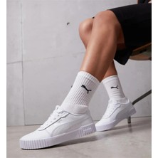Puma Carina 2.0 Kadın Beyaz Sneaker / Spor Ayakkabı 385849 02
