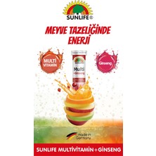 Sunlife Multivitamin Mineral + Ginseng 20 Efervesan Tablet