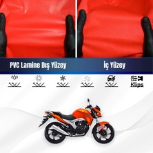 Lifan LF150-10B Motosiklet Brandası Su Geçirmez Branda Kırmızı Branda Motor Branda Lc