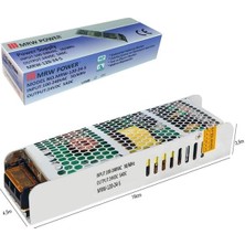 Mervesan Mrw 120-24-S Metal Kasa Adaptör Slim 24 Volt 5 Amper