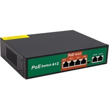 Powermaster 4+2 Port 10/100 Mbps 72 Watt Poe Ethernet Swıtch