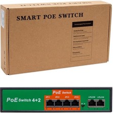 Powermaster 4+2 Port 10/100 Mbps 72 Watt Poe Ethernet Swıtch