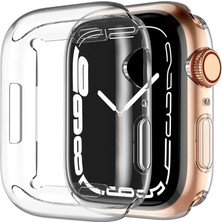 Dexmon Watch 10 46 mm Uyumlu Şeffaf Silikon Kasa ve Ekran Koruyucu