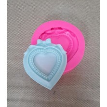 Ipek Hobi Kurdelalı Kalp Çerçeve Sabun ve Kokulutaş Kalıbı