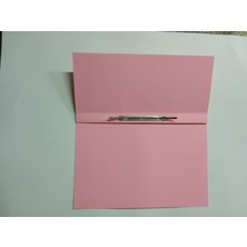 Turuncu Beyaz Yarım Kapak Pembe Dosya 500'LÜ