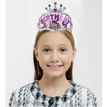 Ett Birthday Prenses Yazılı Çocuk Parti Tacı