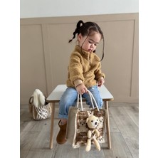 vivimade Fluffy Fermuarlı Bebek Çocuk Peluş Sweatshirt