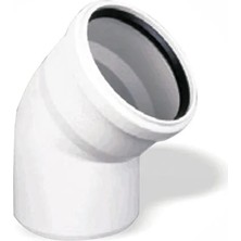 Pvc Açık  Dirsek   Ø100