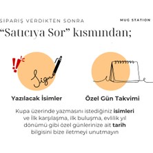 Mug Station Sevgililer Gününe Özel Sen + Ben = Huzur Tasarımlı Kupa Bardak