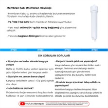 Arvepa Su Arıtma Cihazı Membran Kabı (Housing)