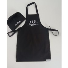 Terzim Ayşenur Mutfak Temalı Çocuk Mutfak ve Etkinlik Ana Okulu Önlüğü Su Tutmaz Kumaş Isme Özel Nakış Desenli 0- 14 Yaş