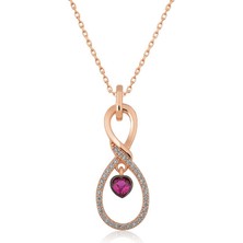 HS Demirci 925 Ayar Gümüş Sonsuz Kalp Kadın Gümüş Kolye