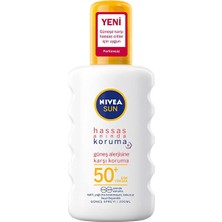 Güneş Alerjisine Karşı Anında Hassas Koruma Güneş Spreyi Spf 50+ - Çok Yüksek Güneş Koruyucu - 200 ml