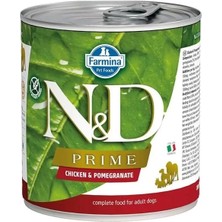 Nd Prime Tavuk ve Narlı Yetişkin Konserve Köpek Maması 285 gr