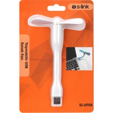 Yeni Estevia Xdn SL-UF05 Taşinabi̇li̇r Esnek Beyaz USB Mi̇ni̇ Fan Company