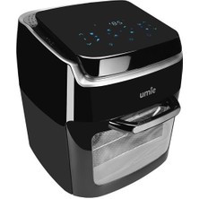 Umıe AF12 Advence Pro Xxl 12L Siyah Combo LED Dijital Göstergeli Oven Airfryer/fritöz