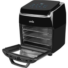 Umıe AF12 Advence Pro Xxl 12L Siyah Combo LED Dijital Göstergeli Oven Airfryer/fritöz