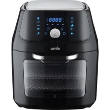 Umıe FR20 16L Siyah 1800W Dijital Dokunmatik Ekran Combo Airfryer/fritöz