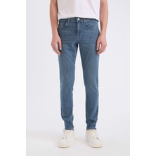 DeFacto Carlo Skinny Fit Ekstra Dar Kalıp Normal Bel Ekstra Dar Paça Jean Pantolon A6943AX25SP