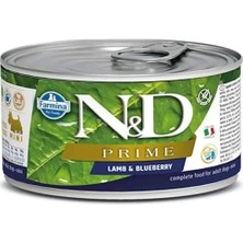 Nd Prime Kuzu Etli ve Yaban Mersinli Konserve Köpek Maması 140 gr