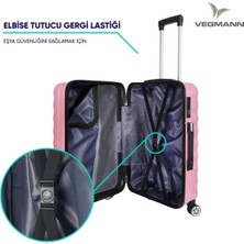 Delphin Kırılmaz Dayanıklı 3'lü Valiz Seti & Bavul Seti