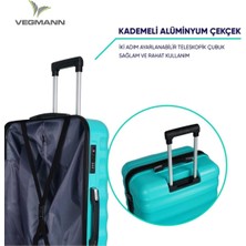 Delphin Kırılmaz Dayanıklı 3'lü Valiz Seti & Bavul Seti