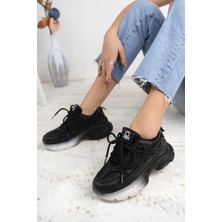Benetton 11120 Siyah Memory Foam Kadın Sneakers