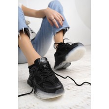 Benetton 11120 Siyah Memory Foam Kadın Sneakers