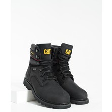 Cat Black Leather Erkek Bot & Bootie CAT1111136301