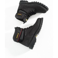 Cat Black Leather Erkek Bot & Bootie CAT1111136301