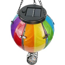 Sanat ve Hediye Güneş Enerjili Sıcak Hava Balonu Feneri - Asılı Güneş Enerjili LED Işıklar, Su Geçirmez Taşınabilir Dekoratif, 1 Adet, A (Yurt Dışından)