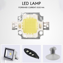 20PCS 10W LED Saf Beyaz Yüksek Güç 1100LM LED Lamba Smd Çip Ampul Dc 9-12V (Yurt Dışından)