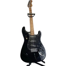 Müzikhane Siyah Elektro Gitar (Kılıf - Kablo - Pena)