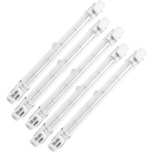5 Paket R7S 118MM 300W 230V, R7S Halojen Doğrusal Ampul, Inşaat Çalışmaları Için Kısılabilir Halojen Lamba Peyzaj Aydınlatması (Yurt Dışından)
