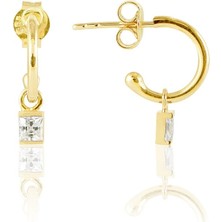 Altıntaş Halkada Tektaş Altın Küpe