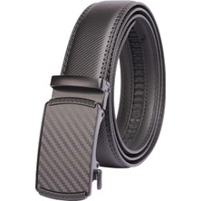 Kemer Erkek Hakiki Deri Kemer Inek Derisi Otomatik Toka Pantolon Kemeri 125CM (Yurt Dışından)