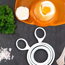 Kullanışlı Haşlanmış Yumurta Kabuğu Kesici Makas Açacağı 2 Adet (Yurt Dışından)