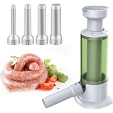 4 Doldurma Tüpüne Sahip Manuel Sosis Doldurma Seti (Yurt Dışından)