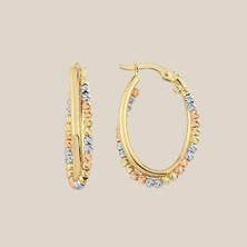 Altıntaş Dorikalı Altın Halka Küpe