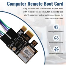 Enachanrited Tuya Wifi Bilgisayar Güç Sıfırlama Anahtarı Pc Bilgisayar Için Pcıe Kartı, App Uzaktan Kumanda, Destek Ev, Mını Kart (Yurt Dışından)