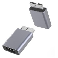 Enachanrited Taşınabilir Sabit Sürücü Muhafazasına Bağlantı Için C Tipi Erkek - Mikro USB Dişi Adaptör Konnektörü (Yurt Dışından)